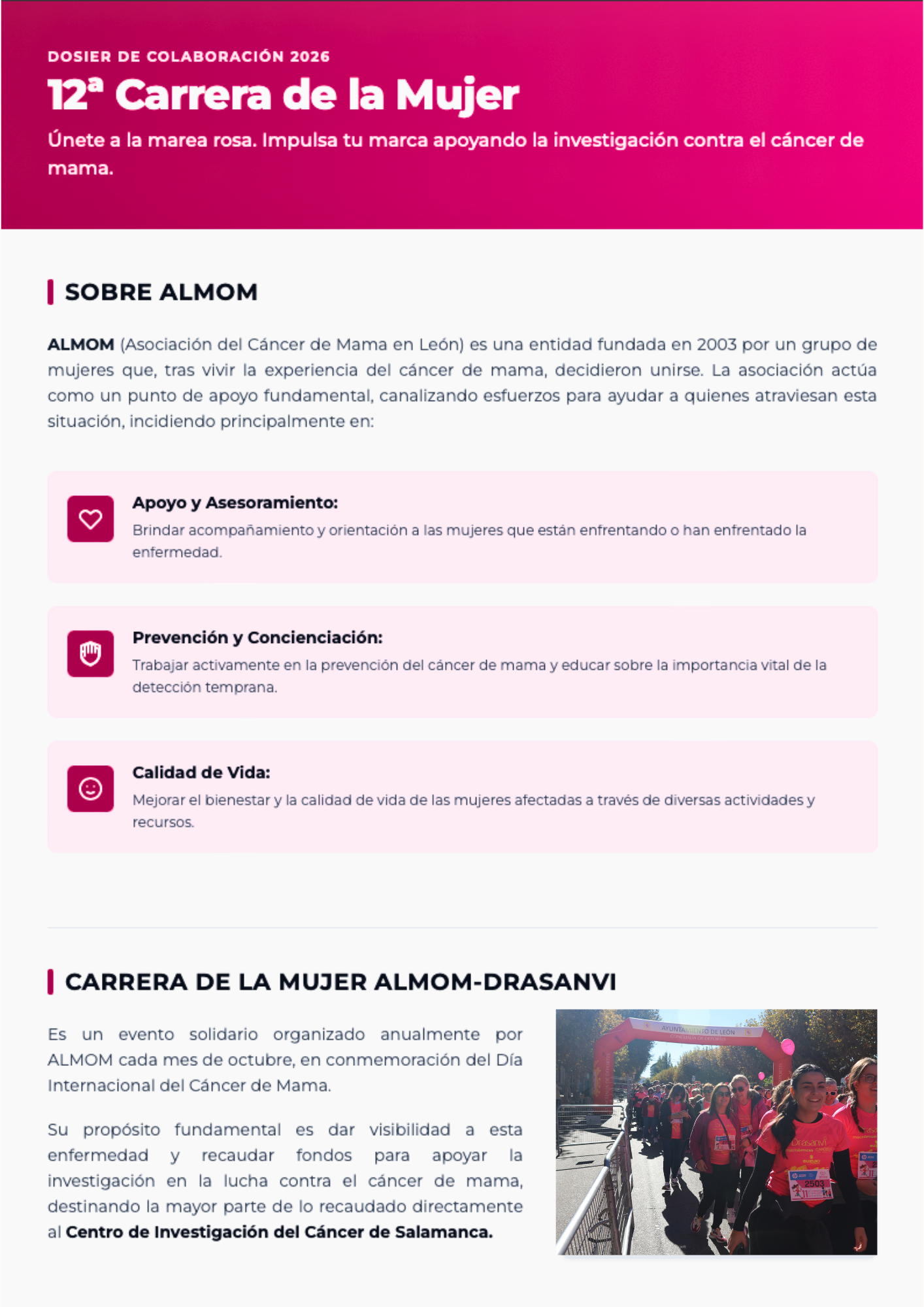 Sobre ALMOM y la Carrera