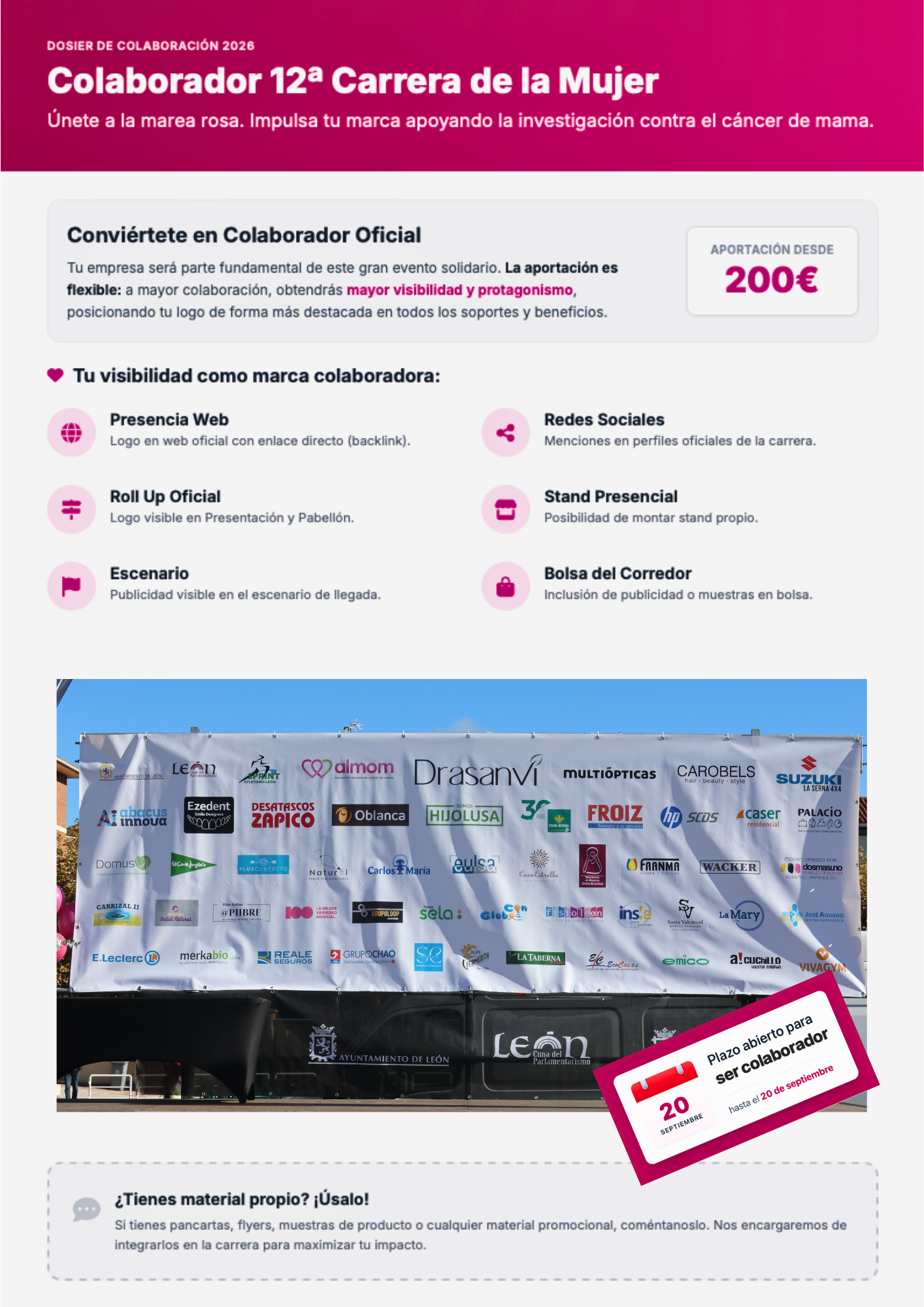 Opciones para ser Colaborador