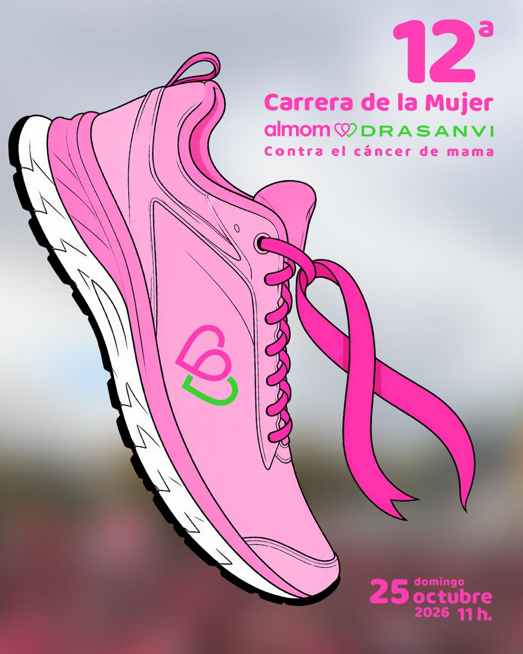 Próximamente cartel 12ª Carrera de la Mujer ALMOM-DRASANVI